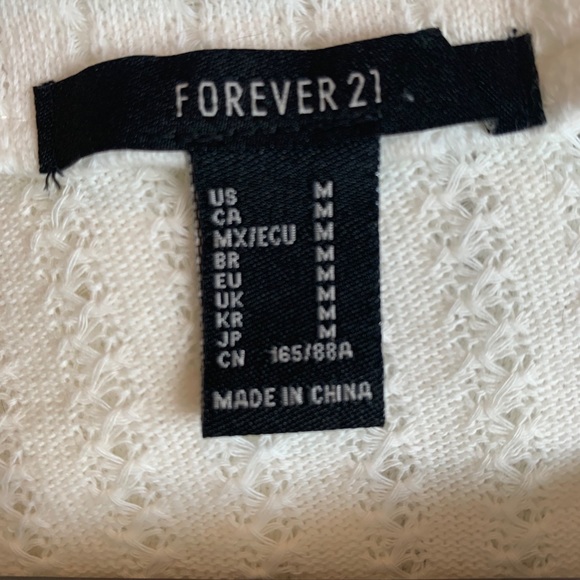 White Knit Cardigan - Picture 3 of 3